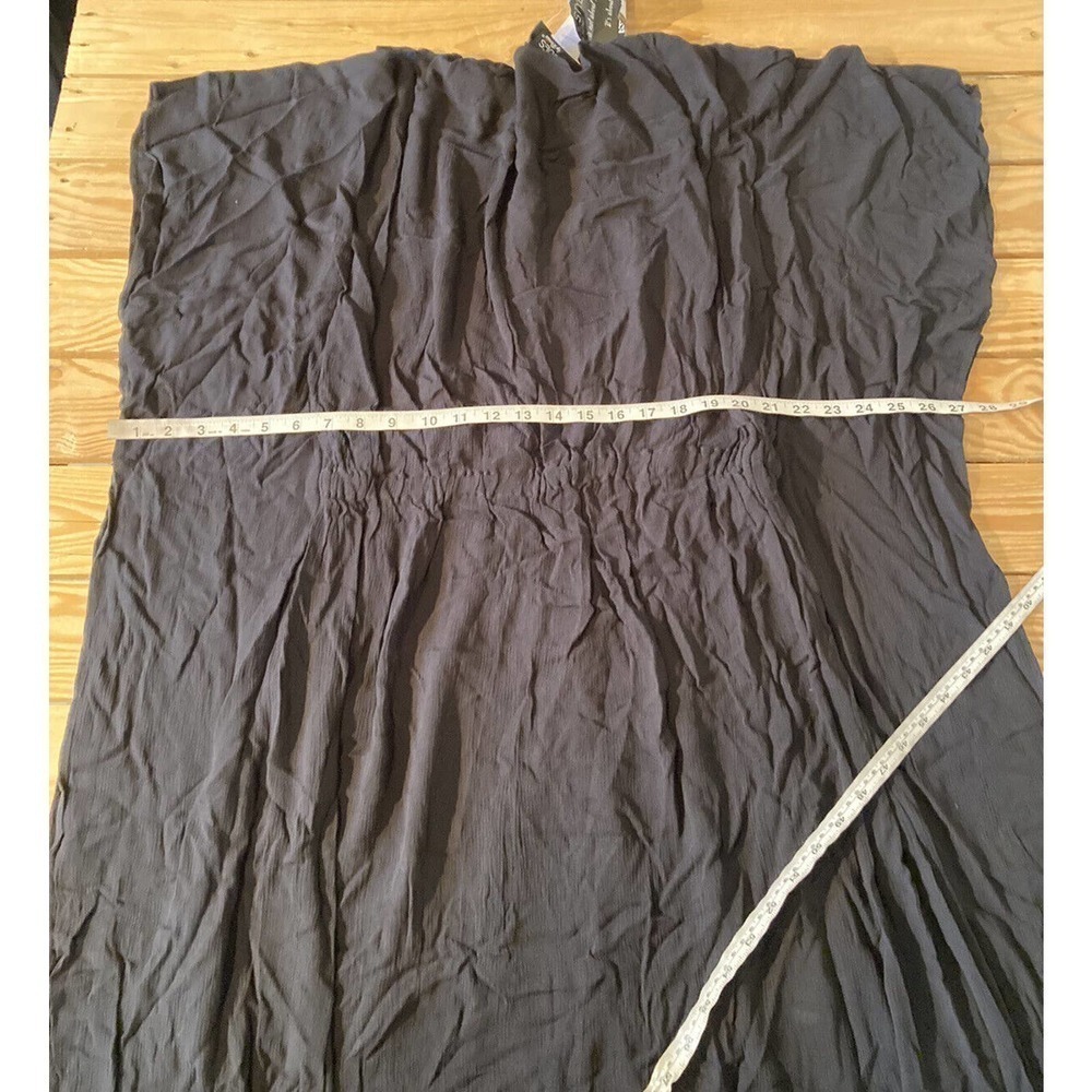 NWT Attitudes by Renee Global Illusions Maxi Dress Size Small Women’s Black - Picture 6 of 7